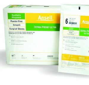 Surgical Glove Derma Prene® Ultra Size 7 Sterile Pair Polyisoprene Extended Cuff Length Smooth Green Chemo Tested (50pr/bx)