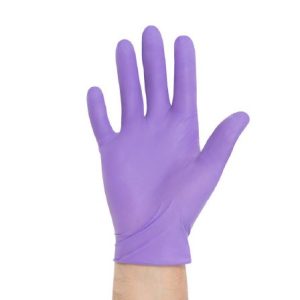 Exam Glove Purple Nitrile-Xtra™ X-Small Sterile Pair Nitrile Extended Cuff Length Textured Fingertips Purple Chemo Tested (50pr/bx) XS