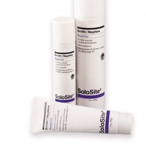 SMITH & NEPHEW SOLOSITE® WOUND GEL (1 ct) 3 oz Tube, 12/cs