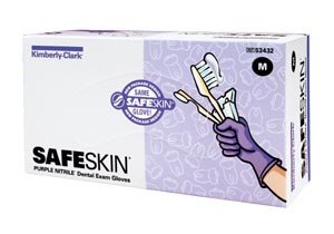 HALYARD PURPLE NITRILE™ DENTAL EXAM GLOVES (1 bx) Medium, 100/bx, 10 bx/cs