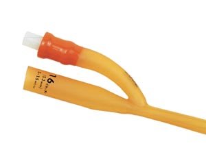 AMSINO AMSURE® FOLEY CATHETER (1 ct) 24FR 2-Way Silicone Coated Latex, 5cc Balloon