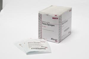 PRO ADVANTAGE® GAUZE SPONGES - STERILE (1 cs) 3" x 3", 12-Ply, Sterile, 100/bx, 24 bx/cs
