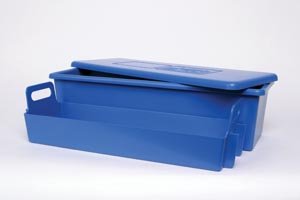ASP UNIVERSALLY COMPATIBLE INSTRUMENT SOAK TRAYS 20" x 7" x 5", 1 Tray, Lid & Liner