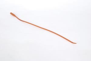 BARD RED RUBBER COUDE URETHRAL CATHETERS Sterile Single Use, 14FR, 12/cs