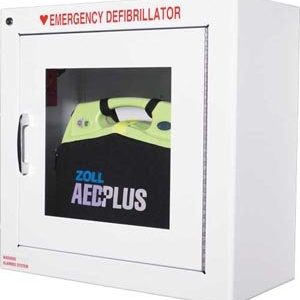 ZOLL AED DEFIBRILLATOR ACCESSORIES (1 ct) Metal Wall Cabinet with Alarm For AED Plus